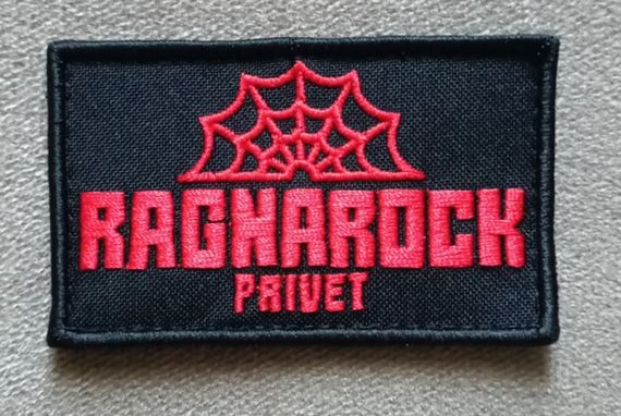 Шеврон Ragnorock / червоний