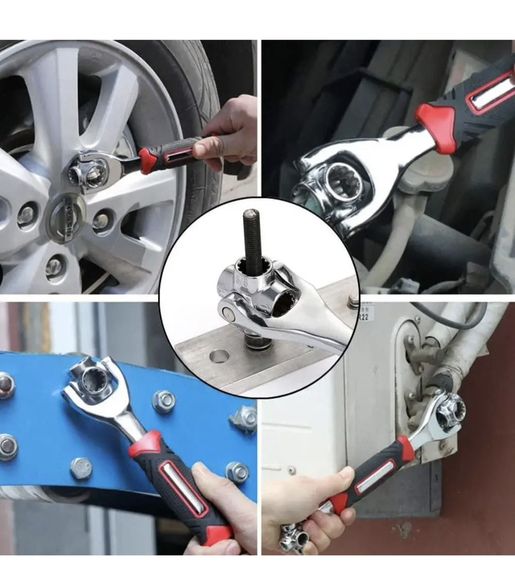 Універсальний гайковий ключ Universal Wrench 48 інструментів / Торцевий ручний ключ / Торцеві ключі | Зображення 1