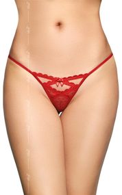 Жіночі стрінги - G-String 2494, red M/L