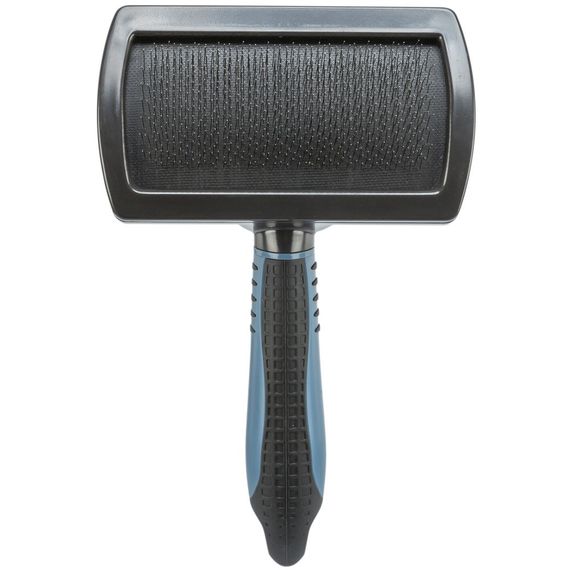 Щітка-пуходерка Trixie для собак м_яка з пластиковою ручкою 12х20 см | Зображення 2