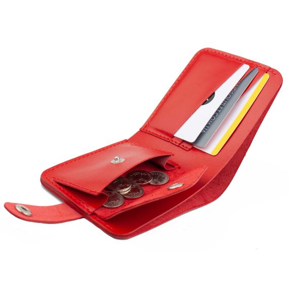 Гаманець mini redison Wally red шкіряний | Зображення 5