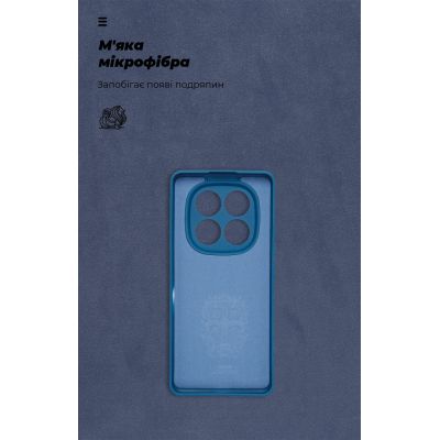Чехол для мобильного телефона Armorstandart ICON Xiaomi Redmi Note 14 Pro 5G / Poco X7 Camera cover Dark Blue (ARM79828) | Зображення 3