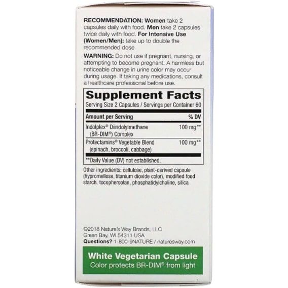 Антиоксидант Nature's Way DIM-plus, Estrogen Metabolism 120 Veg Caps NWY-14850 | Зображення 1