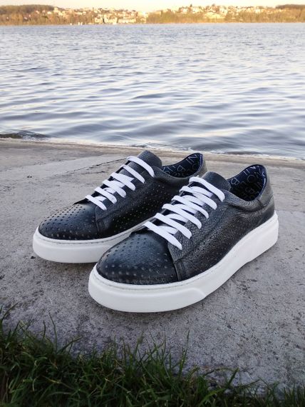 Серые турецкие кеды Luciano 41 44 размер | Зображення 3