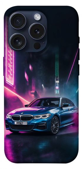 Чохол з картинкою Неонове BMW для Apple iPhone 15 Pro (6.1")