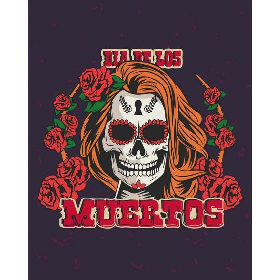 Картина по номерам "День мертвых" 10402-АС 40х50 см