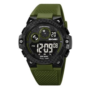 Спортивний чоловічий годинник Skmei 2337AG Army Green