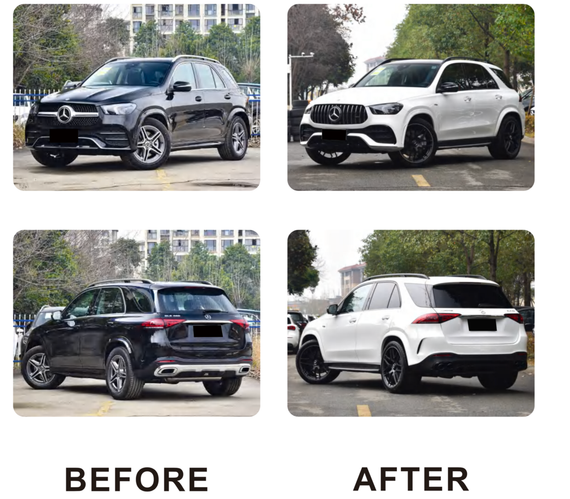 Комплект обвісів AMG GLE53 (з повним заднім бампером) для Mercedes GLE W167 2018- рр