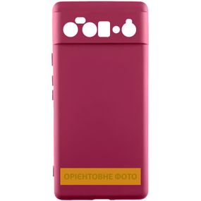 Чохол TPU GETMAN Liquid Silk Full Camera для Google Pixel 10 Pro Бордовий / Marsala