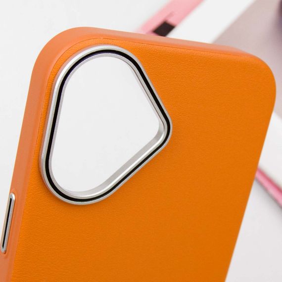 Чехол SGP PC+Leather with MagSafe для Apple iPhone 16 Plus (6.7") Brown | Зображення 3