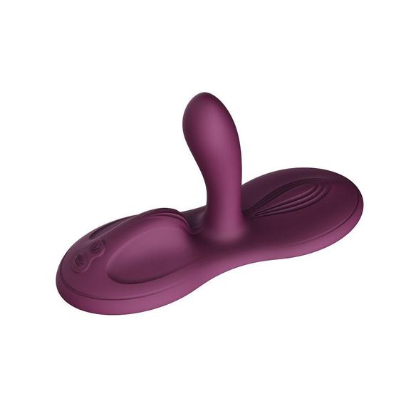 Sit-on-top смарт-вібратор Zalo – Flora Smart Vibrating Pad Velvet Purple, 9 моторів Sex Aura