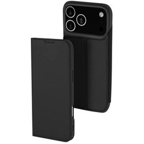 Чохол-книжка Dux Ducis з кишенею для візиток для Apple iPhone 17 Pro Max (6.9") Чорний