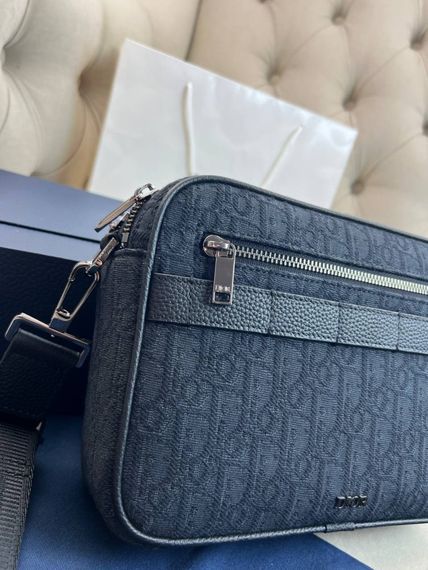 Месенджер чорний Dior Safari Black c882 | Зображення 1