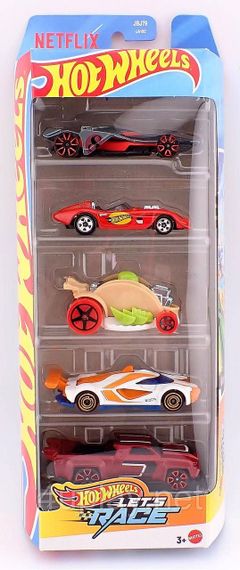 Hot Wheels Let's Race Подарочный набор из 5-ти машинок Хот Вилс для треков