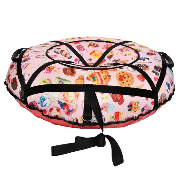 Надувні тюбінги від виробника 100 см "Кексіки" (Оксфорд, ПВХ)ватрушка надувна | Зображення 1