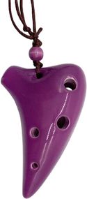Окарина Alfabeto OC6M-VL // Mini Ceramic Ocarina (Violet) (зозуля, свищик, свисткова флейта)