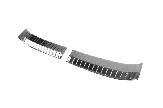 Накладка на задний бампер из нержавеющей стали Carmos (матовая) для Renault Duster 2024- гг | Зображення 1