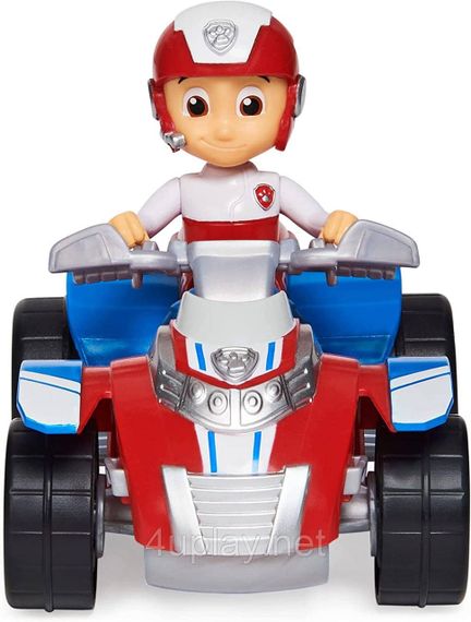 Щенячий патруль Спасательный квадроцикл и фигурка Райдер. Paw Patrol Ryder's Rescue ATV Vehicle with Figure | Зображення 3