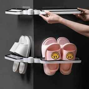 Держатель для полотенец в ванную комнату Белый