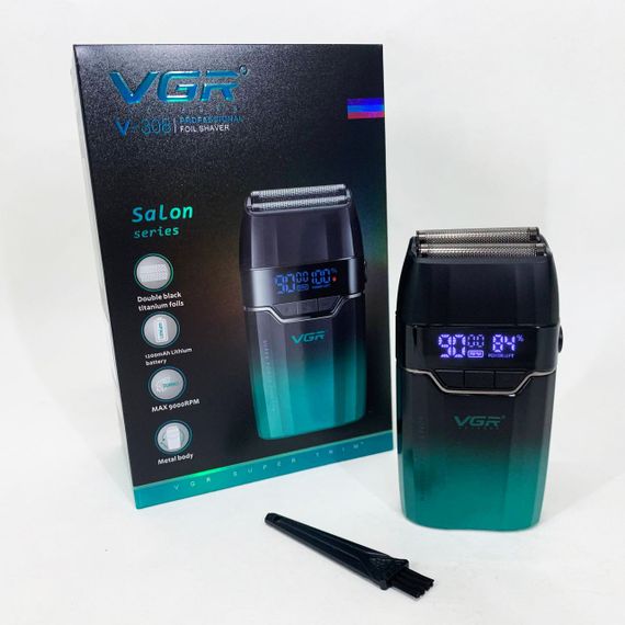 Профессиональная электробритва с насадками VGR V-308, Электробритва для профессионального бритья EJ-71 | Зображення 7
