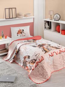 Покривало Eponj Home 10495 Туреччина 160*220 см  Бавовна Червоний