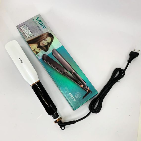 Электрический выпрямитель для гладких волос VGR V-519S, Утюжок с регулятором температуры OI-27 | Зображення 2