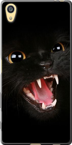 Чехол на Sony Xperia Z5 E6633 Чёрная кошка "932u-274-17620"
