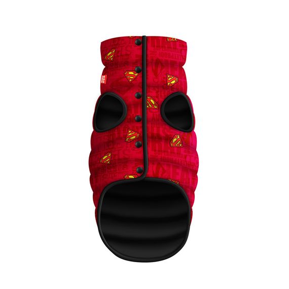 Курточка для собак WAUDOG Clothes з малюнком "Супермен червоний", S30, В 58-62 см, С 42-46 см
