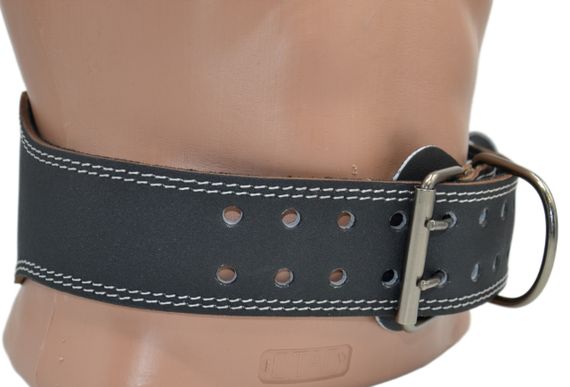 Пояс для важкої атлетики MadMax MFB-245 Full leather шкіряний Black S | Зображення 6