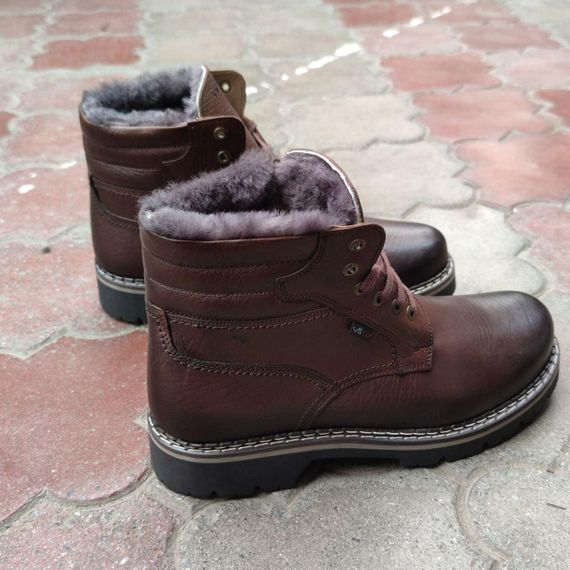 Великі зимові черевики з натуральним хутром 43 розмір | Зображення 3
