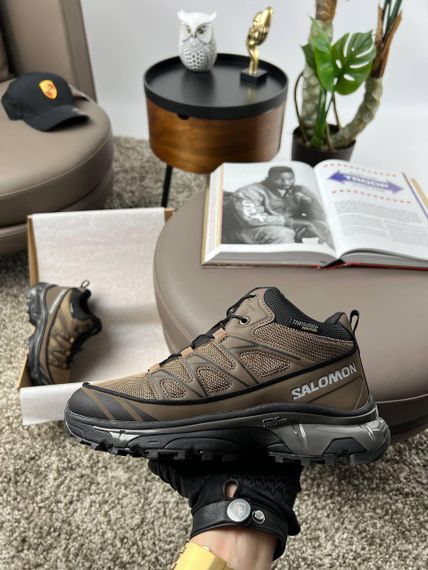 Мужские зимние кроссовки  Salomon XT-6 Brown Fur, Вьетнам 46 | Зображення 3