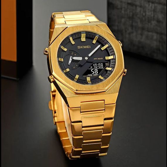 Годинник наручний чоловічий SKMEI 1816GDBK | Зображення 1