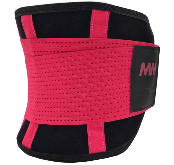 Пояс компресійний MadMax MFA-277 Slimming belt Black/rubine red M | Зображення 1
