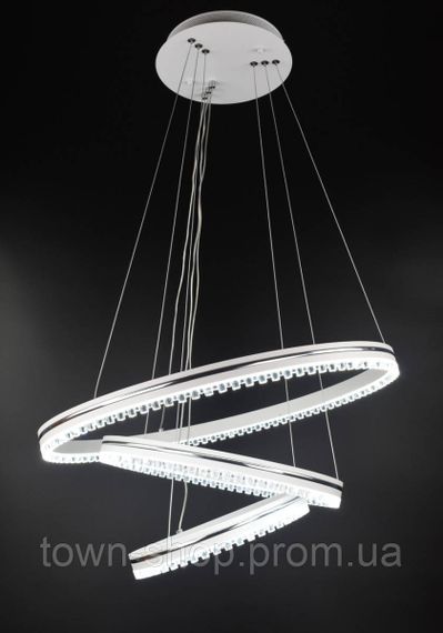 Люстра потолочная LED с пультом A55060/3P-wh-ch Белый 50-140х60х60 см. | Зображення 1