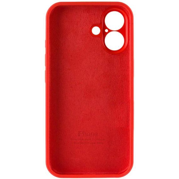 Чехол Silicone Case Full Camera Protective (AA) для Apple iPhone 17 (6.3") Красный / Red | Зображення 2