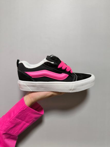 Кроссовки Vans Knu Skool Black Pink весна/лето/осень R174 37 23.5 см | Зображення 3