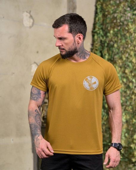 Тактична потоотводна футболка Sunset кайот ПП7685 | Зображення 1