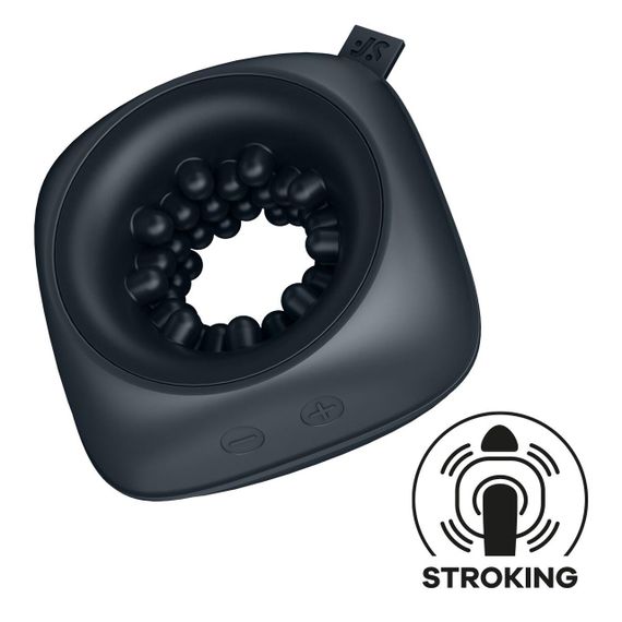 Мастурбатор Satisfyer Ring Stroker, 12 режимів вібрації, універсальний, компактний Sex Aura