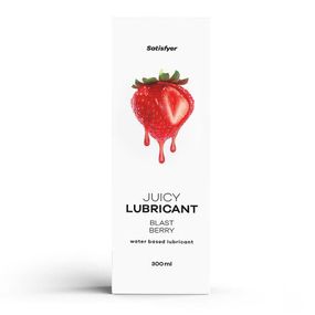Лубрикант на водной основе Satisfyer Juicy Lubricant Blast Berry water based 300 мл sexstyle