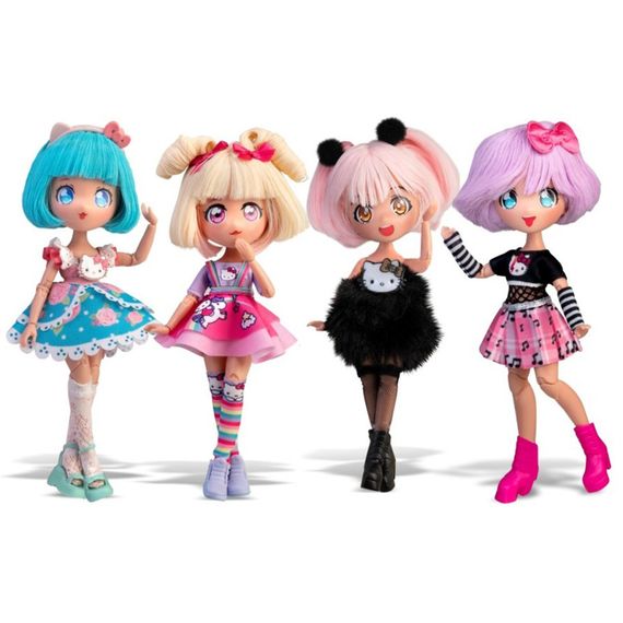 Детская кукла "Конфетка Единорог" 4SF Manga Dolls HKTF0400 серии "Hello Kitty" | Зображення 8