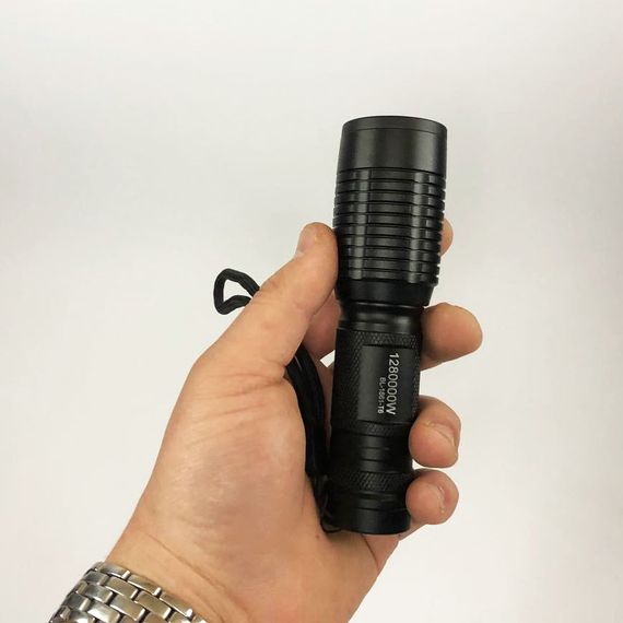 Портативний світлодіодний ліхтар із зарядкою Police, Ліхтар протиударний водонепроникний DX-92 | Зображення 2