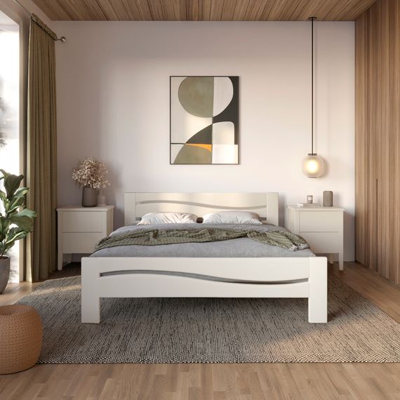 Полуторне ліжко Mebigrand Неаполь Айворі 120х190 см (MBG-2169)