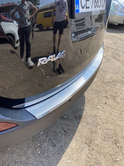 Кромка багажника OmsaLine (нерж.) для Toyota Rav 4 2013-2018 рр | Зображення 5