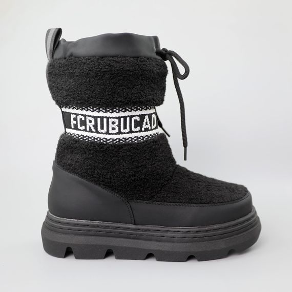 Черевики дитячі хутро 590708 Чорні 32 33 34 35 36 37