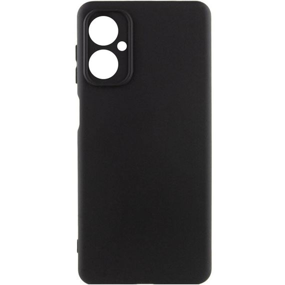 Чохол TPU GETMAN Liquid Silk Full Camera для Motorola Moto G14 Чорний / Black