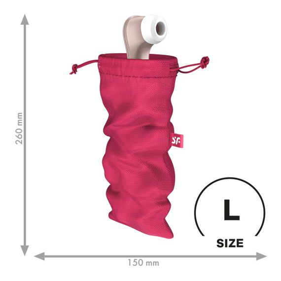 Мішечок для зберігання іграшок Satisfyer Treasure Bag L Pink sexstyle