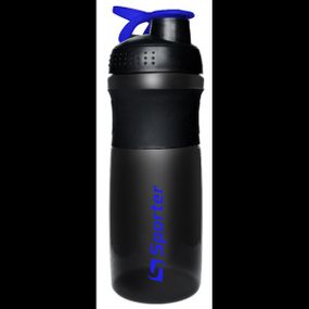 Шейкер Sporter Shaker KL-7063 760 ml (Чорний з синім лого)