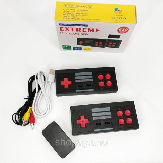 Ретро ігрова приставка N‑22 Extreme Game Box, 620 ігор, 8‑біт, AV‑OUT, 2 бездротові джойстики | Зображення 2