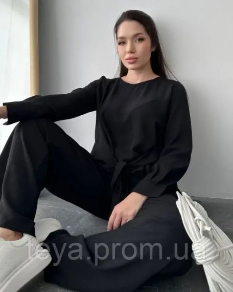 Костюм цвет черный размер L FI_006958 | Зображення 2