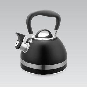 Чайник 1.8 л Maestro MR‑1336-BLACK из нержавеющей стали со свистком для всех типов плит